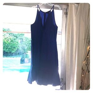 J-Crew blue mini dress